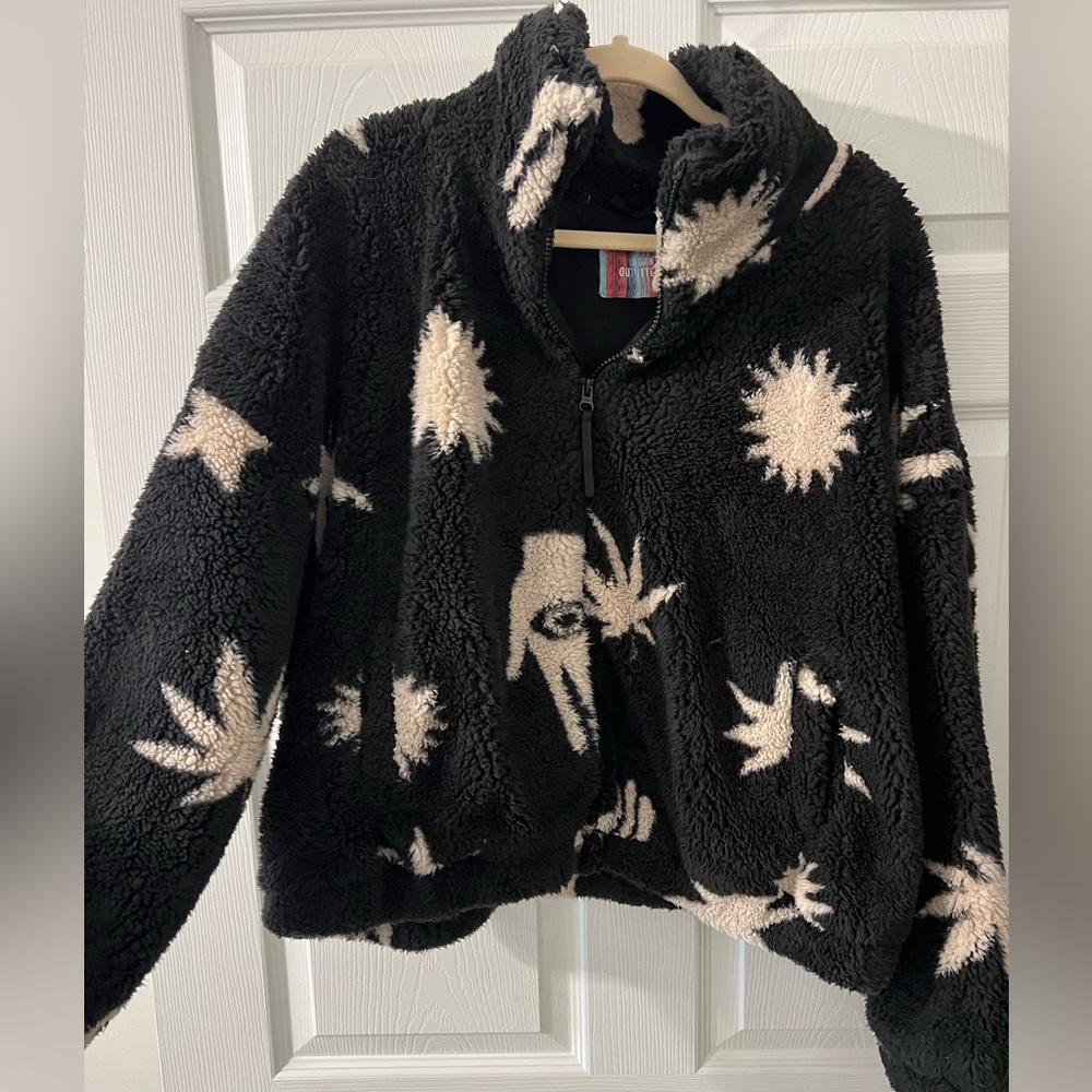 Urban Outfitters Cozy Sherpa Zip-Up - Picture 3 of 5